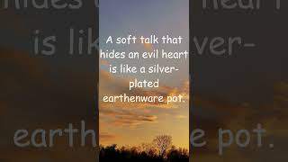 A soft talk that hides an evil heart#peacefulmindpeacefullife#motivation #secrettopeacefullife#quote screenshot 5