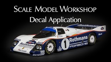 Decal Application for Scale Models
