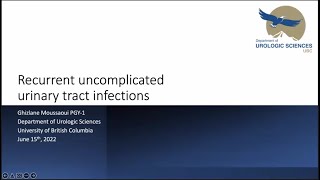 Recurrent Uncomplicated Urinary Tract Infections