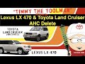 Lexus LX 470 & Toyota Land Cruiser 100 Series AHC Delete (Suspension Install)