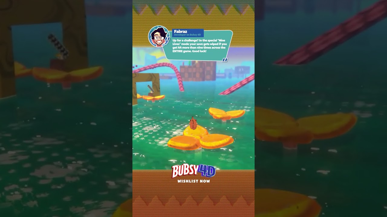 Who's going to try a Bubsy 4D no-hit run? 👀