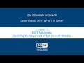 Cyberthreats 2017: ESET Solutions evolve to stay ahead of the newest threats