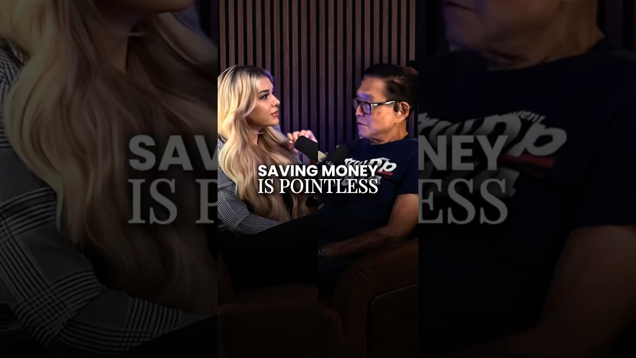 THE Rich Dad Poor Dad Author says “saving money is pointless” Do you agree or disagree?