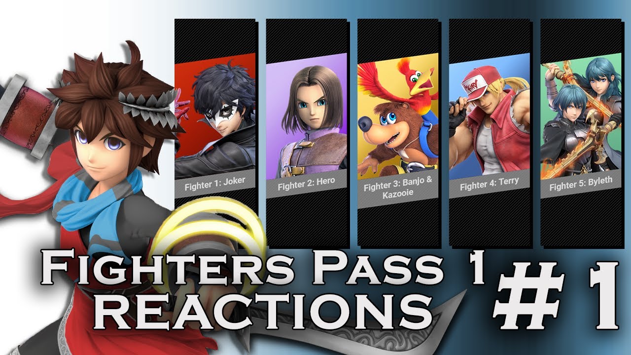 Angelglory REACTS - Smash Ultimate Fighters Pass 1 #1: Joker