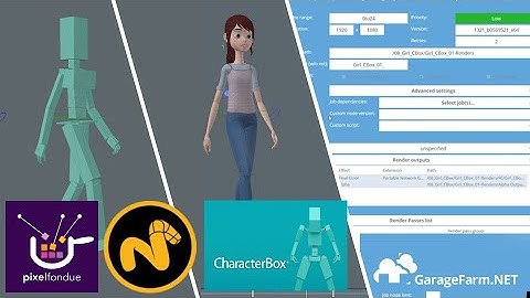 Modo and Character Box and Cloud rendering