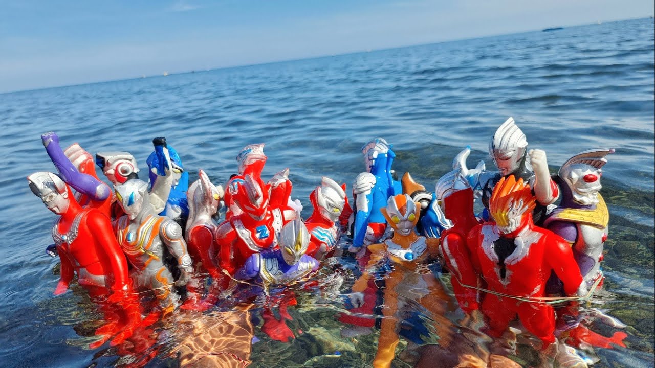 ULTRAMAN ZERO DAN ULTRAMAN ORB TERJEBAK DI TENGAH LAUT, ULTRAMAN GINGGA HANYUT DI TENGAH LAUT