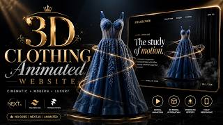 I Built a Luxury 3D Clothing Animated Website with AI (No Code) | Technical House screenshot 3