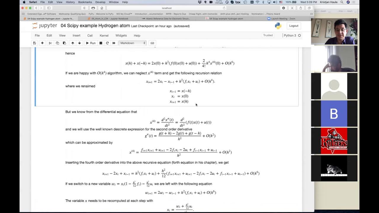 Computational Physics in Python, Rutgers University, 2021, lecture 14 ...