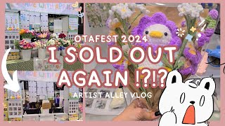 🌷Otafest 2024 Artist Alley Vlog 🌷 I sold out again  ;;;