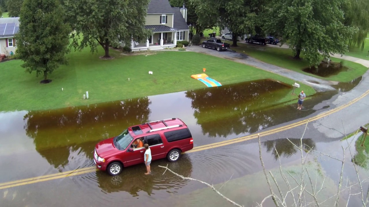 Drone Footage of Pratt Rd Flooding August 11th, 2017 Part 2 YouTube