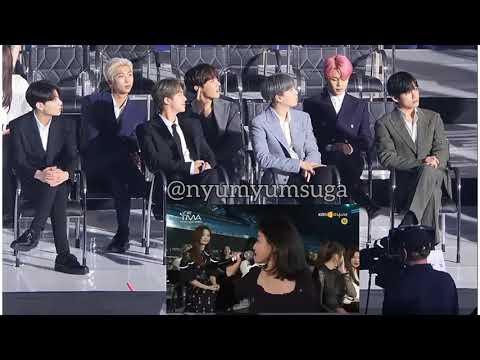 [BANGTWICE] BTS reaction to TWICE interview at TMA \