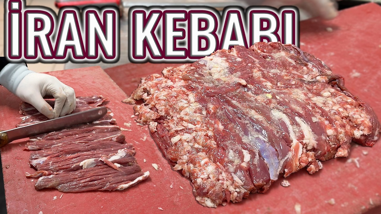 BU KEBAP TÜRKİYE'YE GELMELİ !! (Mangalda İran Darbari KebabıTarifi )