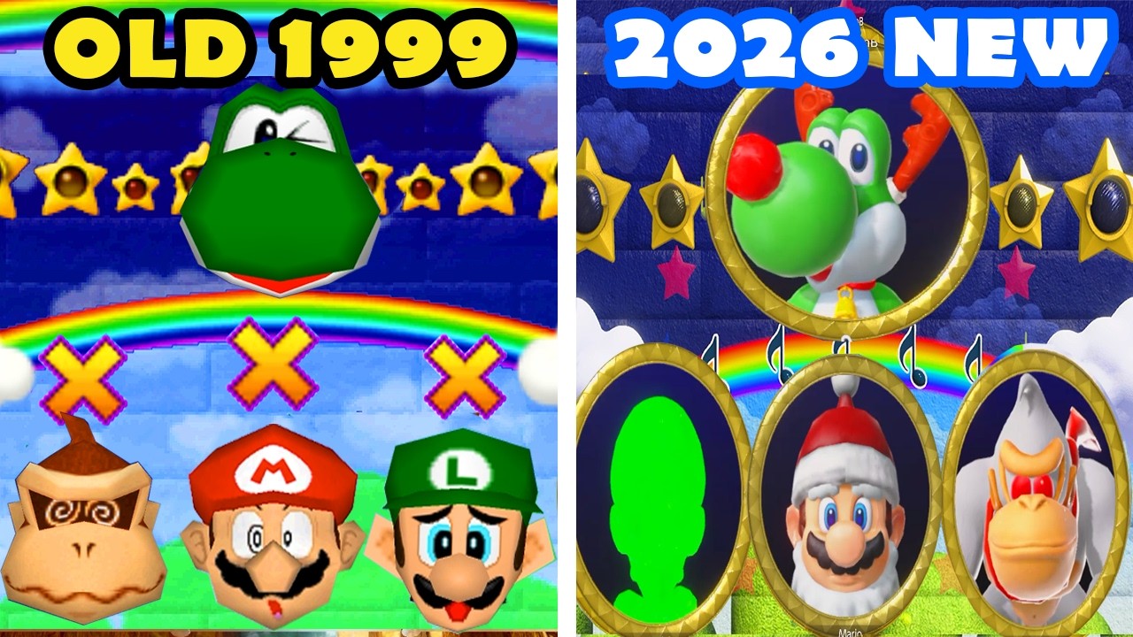 Mario Party 2 vs Mario Party Sueprstars - Yoshi is not Stupid