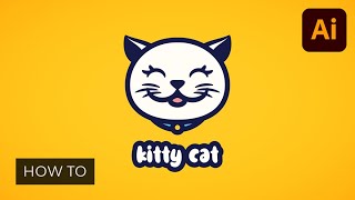Create a Cute Cat Logo in Illustrator screenshot 1