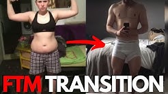 FTM TRANSGENDER TIMELINE FULL TRANSITION INSANE!!!!