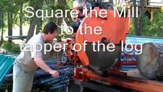 Mobile Dimension Sawmill - Model 128 Operation demo