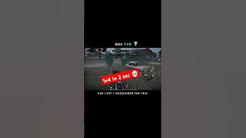 1v4 in 2 secs 😳 #shorts #pubgmobile #pubg #bgmi #bgmishorts #1vs4