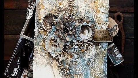 No Perfection Needed - Mixed media Canvas by Martina Stoycheva