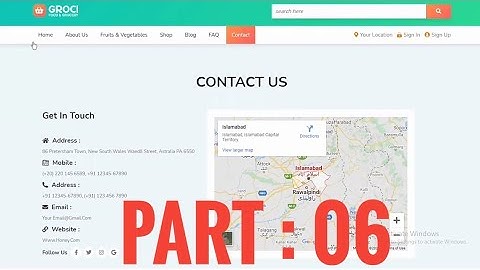 [Part: 06] how to create complete responsive grocery website design using HTML CSS & Javascript