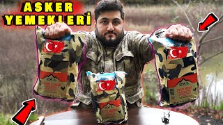 TÜRK ASKER YEMEKLERİNİ DENEDİM!! (YEMEK PAKETİ) | TURKISH MRE