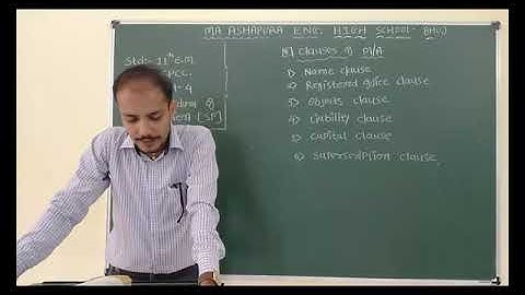 STD 11th EM SUB SPCC CH 4 MEMORANDUM OF ASSOCIATION PART 2 AMIT SIR