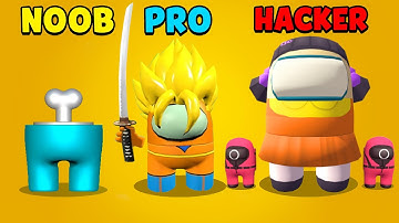 NOOB vs PRO vs HACKER - Imposter Smashers!
