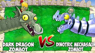 Zombot Dinotronic Mechasaur VS Zombot Dark Dragon - Who 's Best Zombot In PvZ 2?