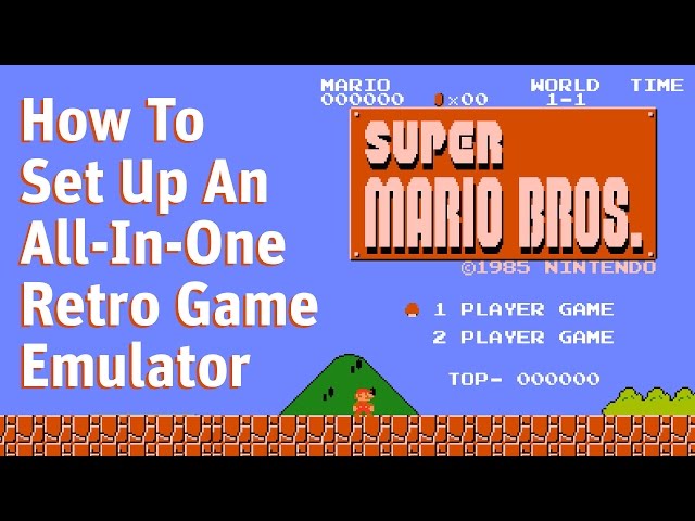how to set up an all in one retro game emulator with retroarch retro game font