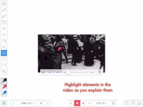 Annotating a Video in Explain Everything