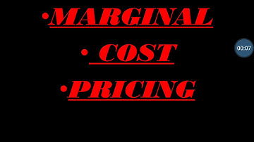 MARGINAL COST PRICING METHOD , FYBCOM,BAF,BBI,BMS BY NEETU MISS