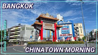 Bangkok CHINATOWN Yaowarat Chinese Market Early Morning ?? Thailand