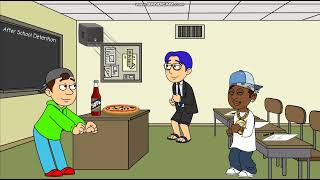 Oscar Throws a Pizza Party During the Detention/Grounded