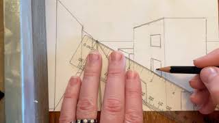 One Point Perspective: Day 2: Drawing Details: Windows, Doors, Brick One Point Perspective Building Door And Window