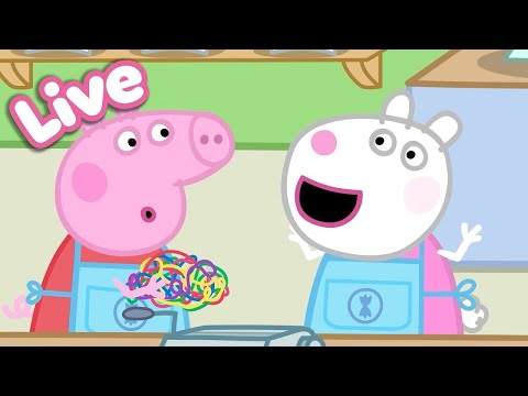 🍎 Peppa Pig Best Bites LIVE! 🐷 Peppa’s Food & Cooking Moments | Tales Full Episodes 24/7