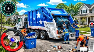 Extreme City Garbage Truck Driving 2026! Euro Garbage Dumper Truck Simulator Game - Android Gameplay screenshot 1