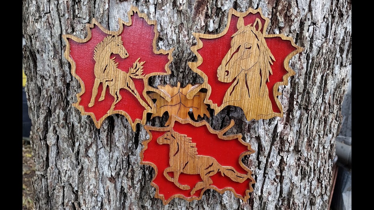 Horse Portrait's In Autumn Leaves, Scroll Saw Project - YouTube horse-portrait-s-in-autumn-leaves-scroll-saw-project-youtube