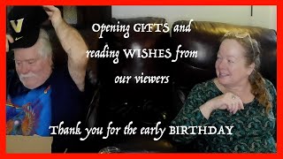 Thanks to our viewers for gifts and wishes to Grandpa Ricky for upcoming birthday