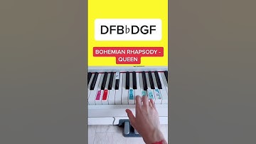 Bohemian Rhapsody - Queen (Piano Tutorial) #bohemianrhapsodypiano #bohemianrhapsody #pianobeginner