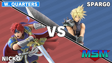 Offline MSM 233 - Sparg0 (Cloud) VS Nicko (Roy) - Winners Quarters