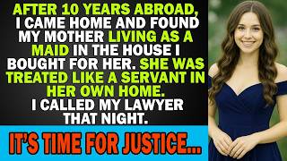 After 10 Years Abroad, I Came Home & Found My Mother Living As A Maid In The House I Bought For Her