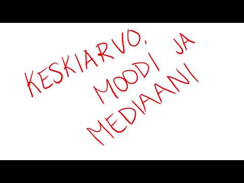 Video: Kuinka Lasketaan Mediaani