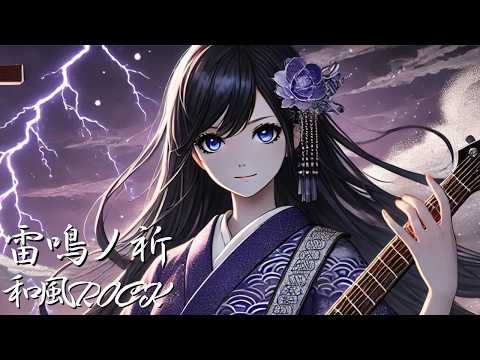 RAIMEI NO INORI Shamisen Metal The Roar Of Destiny Japanese Rock Fusion Thunder Sound