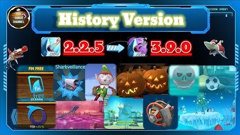 Lịch sử các phiên bản cập nhật (p1) - Hungry shark evolution