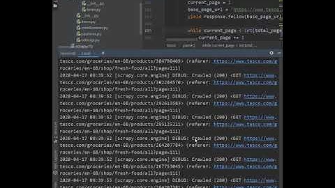 Crawl Tesco Products Using Python Scrapy Framework