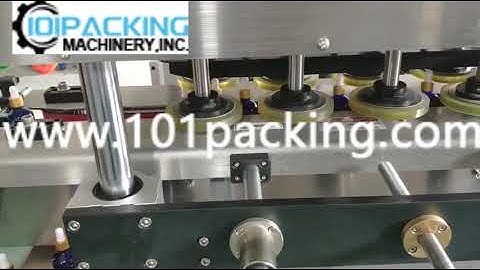 Automatic high speed dropper cap bottle capping machine with touch screen operation