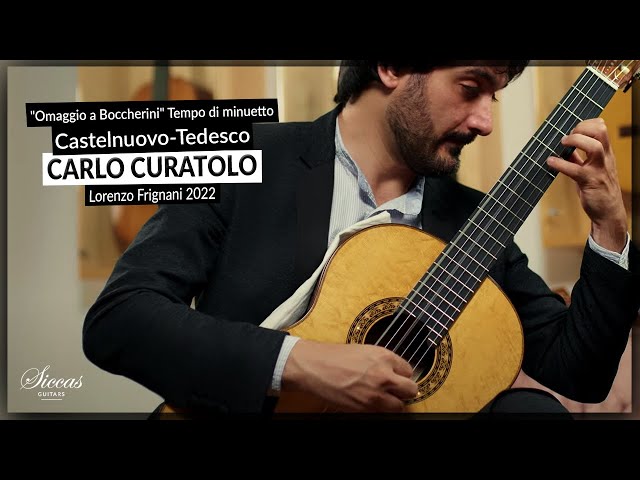 Carlo Curatolo plays Sonata "Omaggio a Boccherini" Tempo di minuetto by Tedesco on a 2022 Frignani