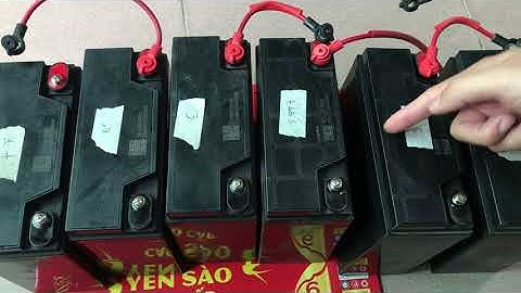 Kết Quả Cân Bằng Thủ Công Ắc Quy 72V