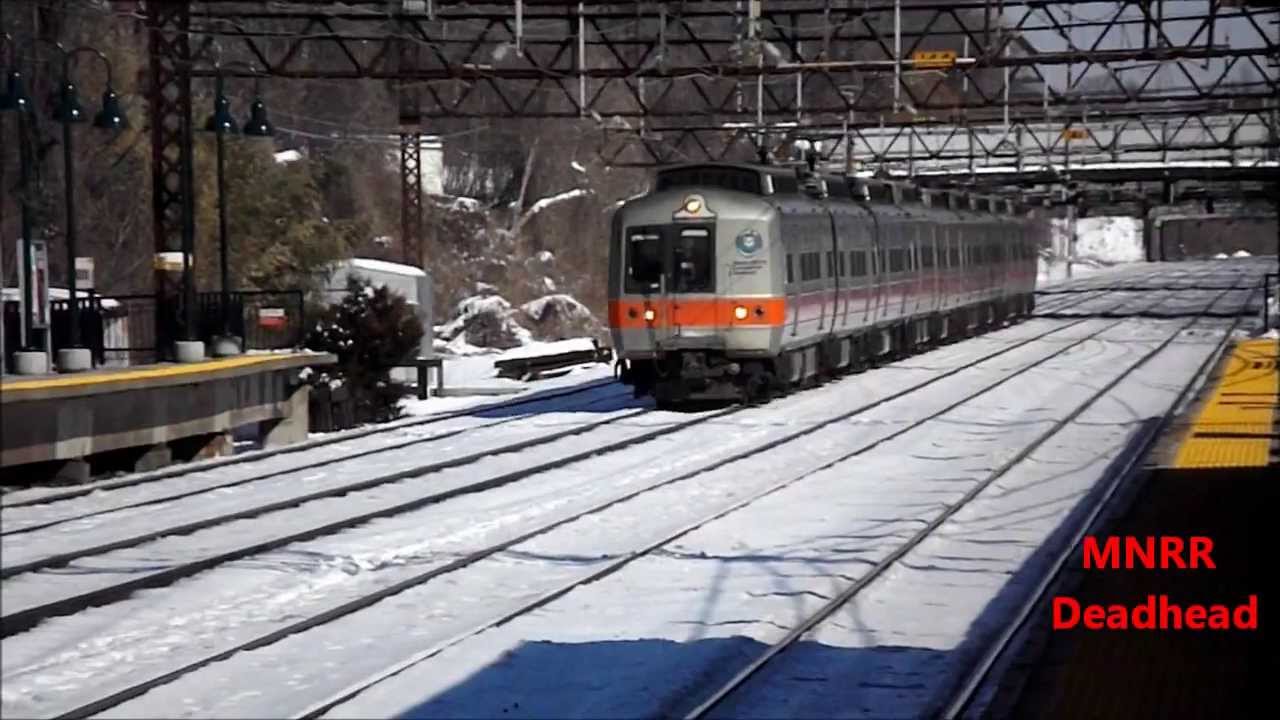 New Haven line trains YouTube