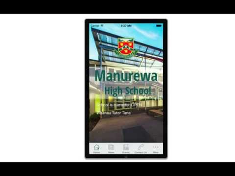 Manurewa High School iOS app by Inbox Design