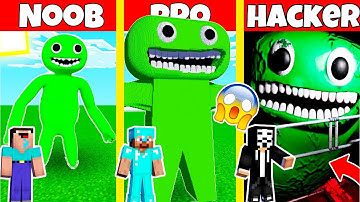 GARTEN OF BANBAN GREEN JUMBO JOSH MONSTER HOUSE BUILD CHALLENGE - NOOB vs PRO vs HACKER / Animation